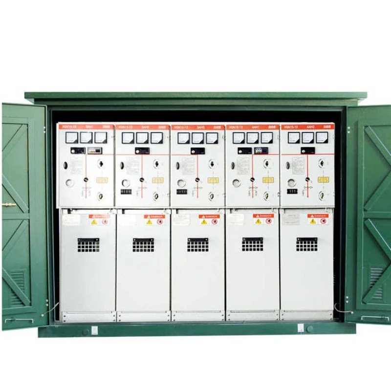Prefabricerad kompakt transformatorstation av europeisk typ