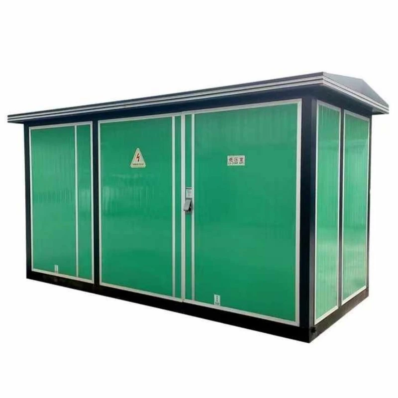 Vindkraftspaketerad transformatorstation av europeisk typ
